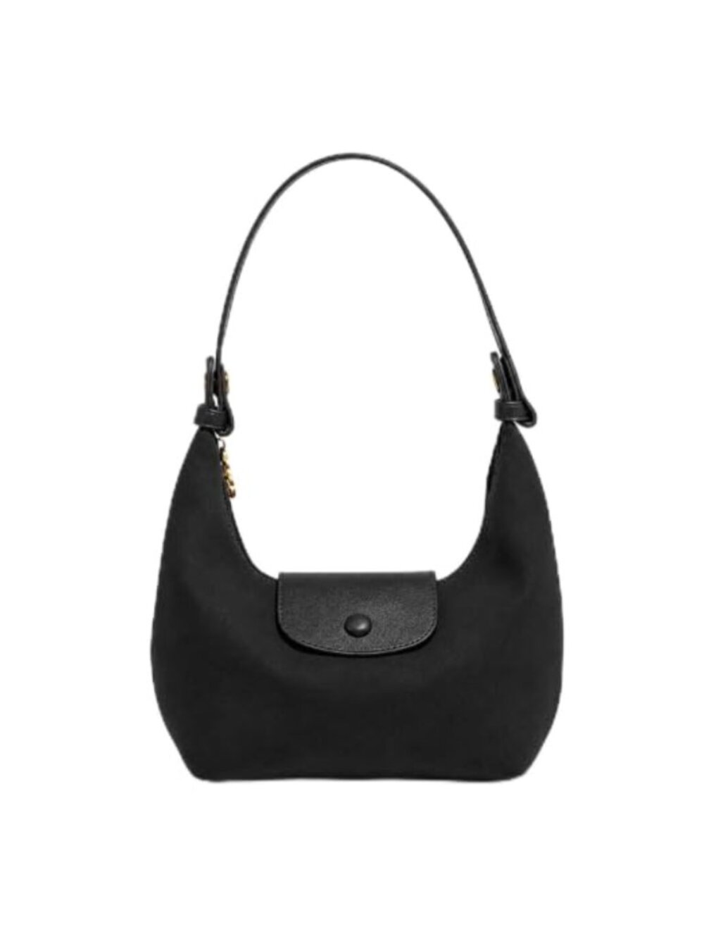Faux Suede Small Shoulder Bag Crossbody Purse Dumpling Hobo Handbag